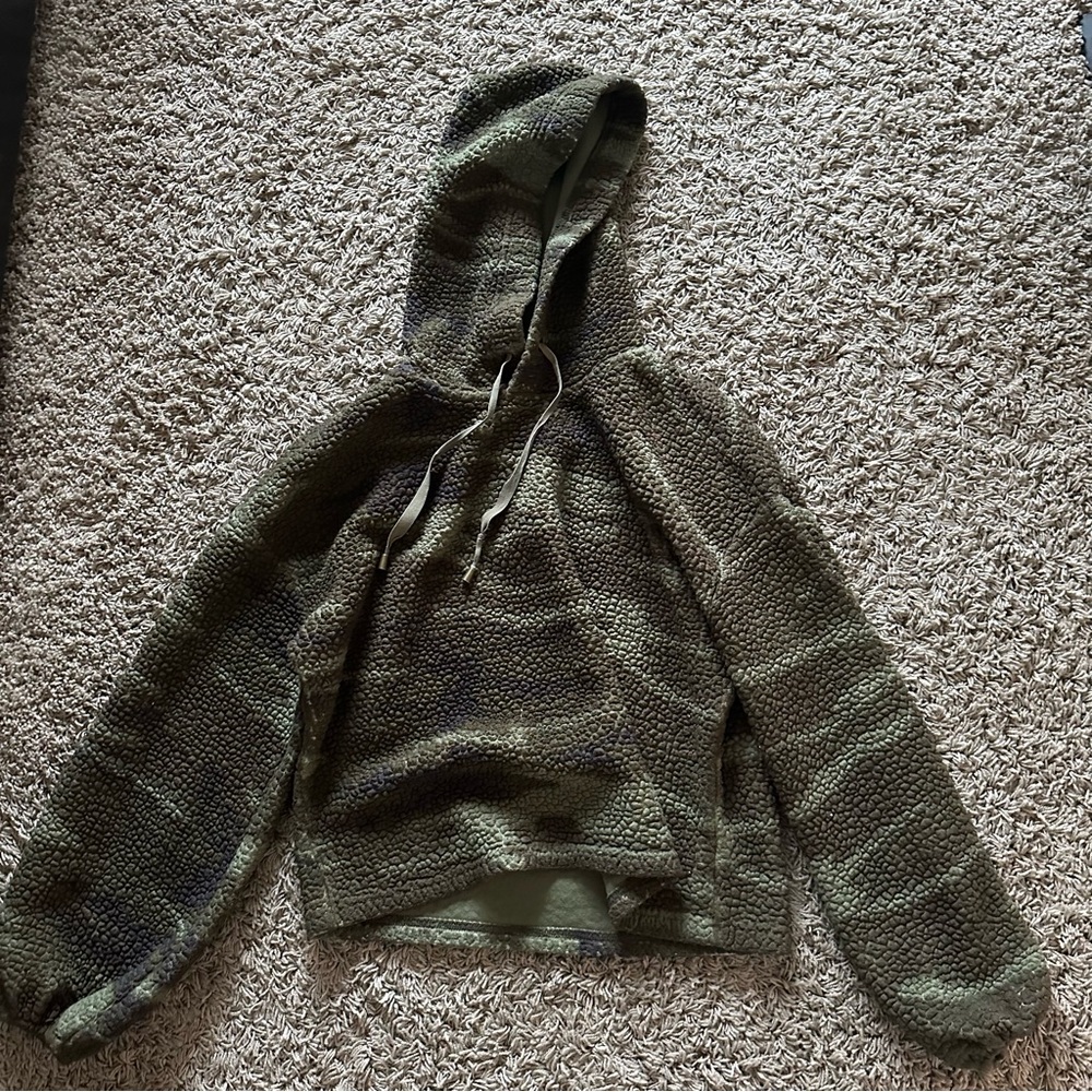 Z Supply Camo Hooded Sweater